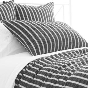 Annie Selke Queen Parker Duvet and Euro Shams